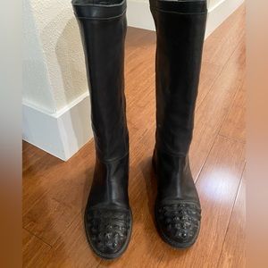 Beautiful black latitude femme motorcycle slouch boots